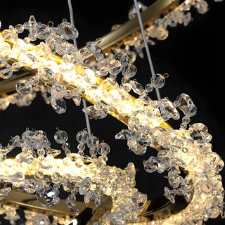 Maria - Modern Round Crystal Ceiling Chandelier