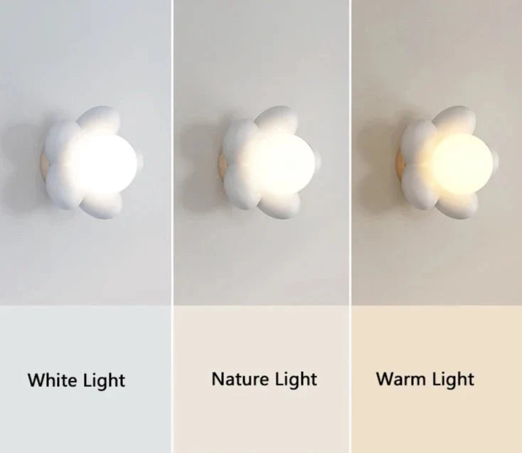 Estrel - Flower Resin Modern Wall Light