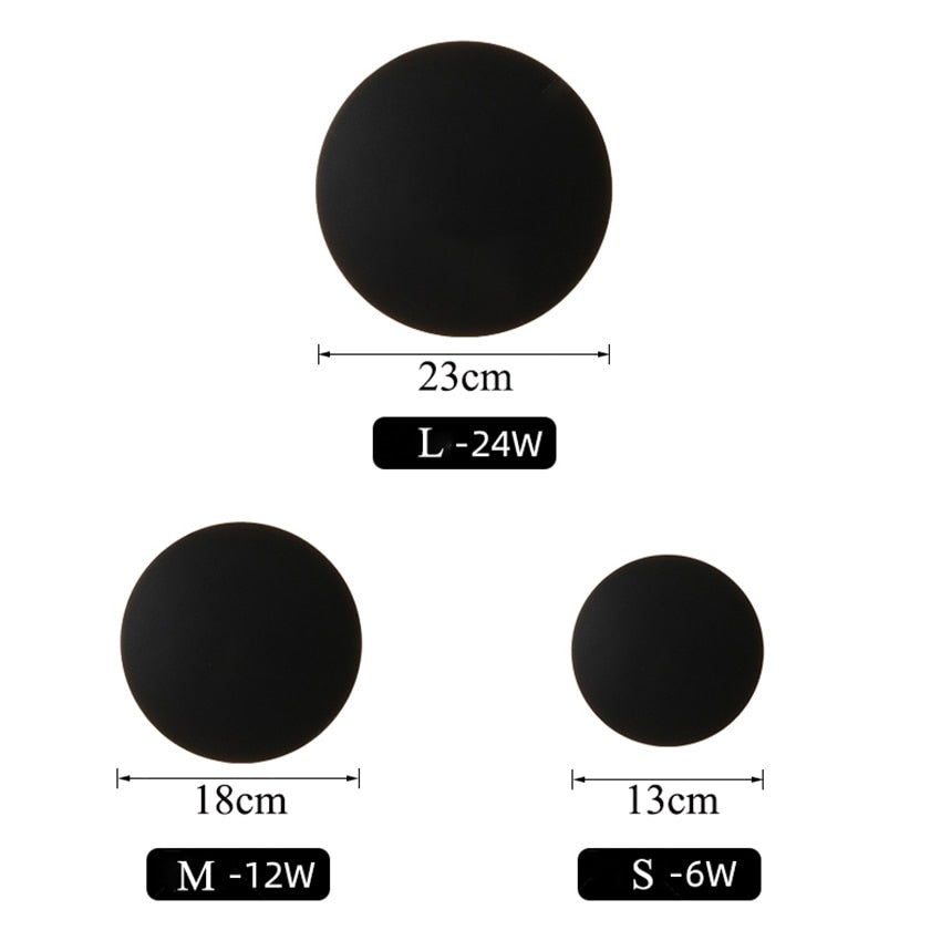 Almos - Outdoor Waterproof Round LED Wall Light