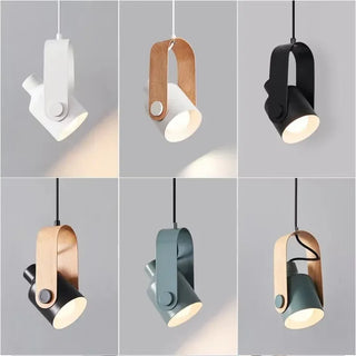 Alora - Nordic LED Macaron Iron Adjustable Pendant Ceiling Light