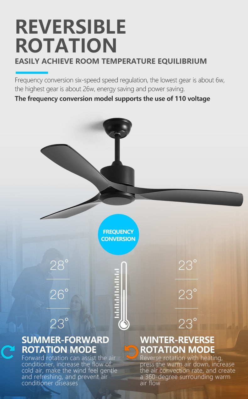 Sofija - 6 Speed Ceiling Fan with Remote Control