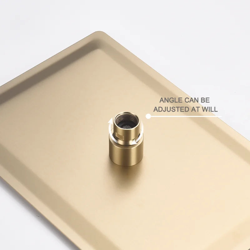 Bryan - Wall Mounted Rainfall Shower Set Single Lever