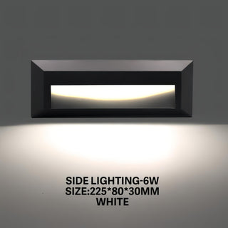 Briar - Flush-Mount Outdoor Rectangle LED Wall Light