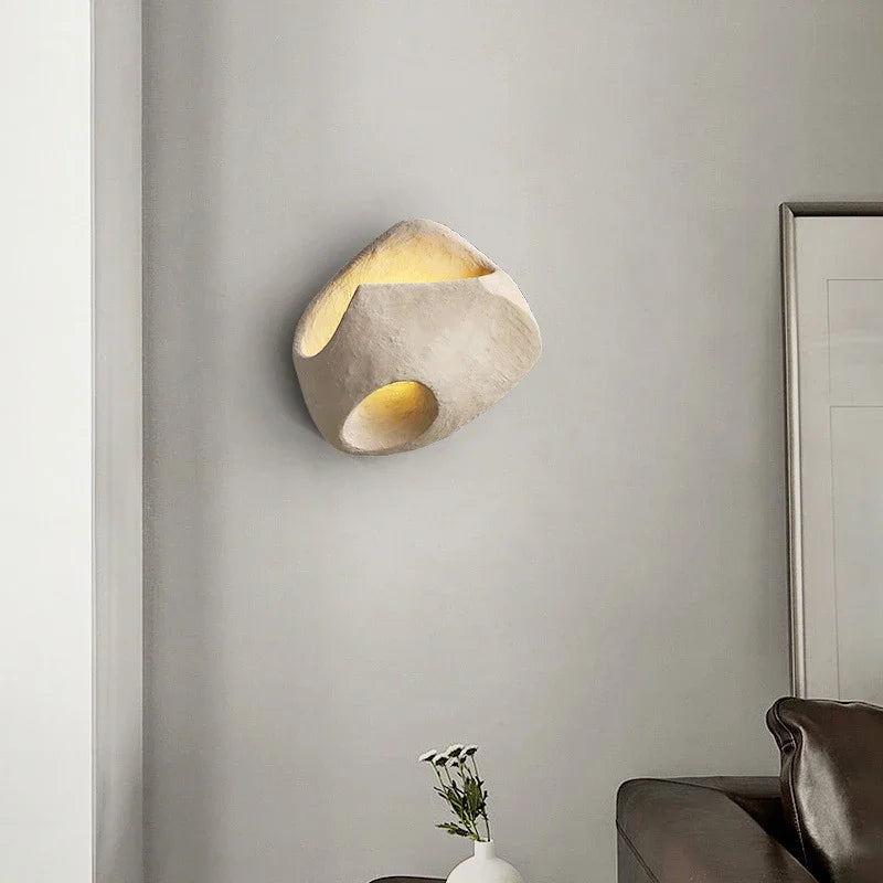 Jordi - Modern Abstract Stone Style Wall Light