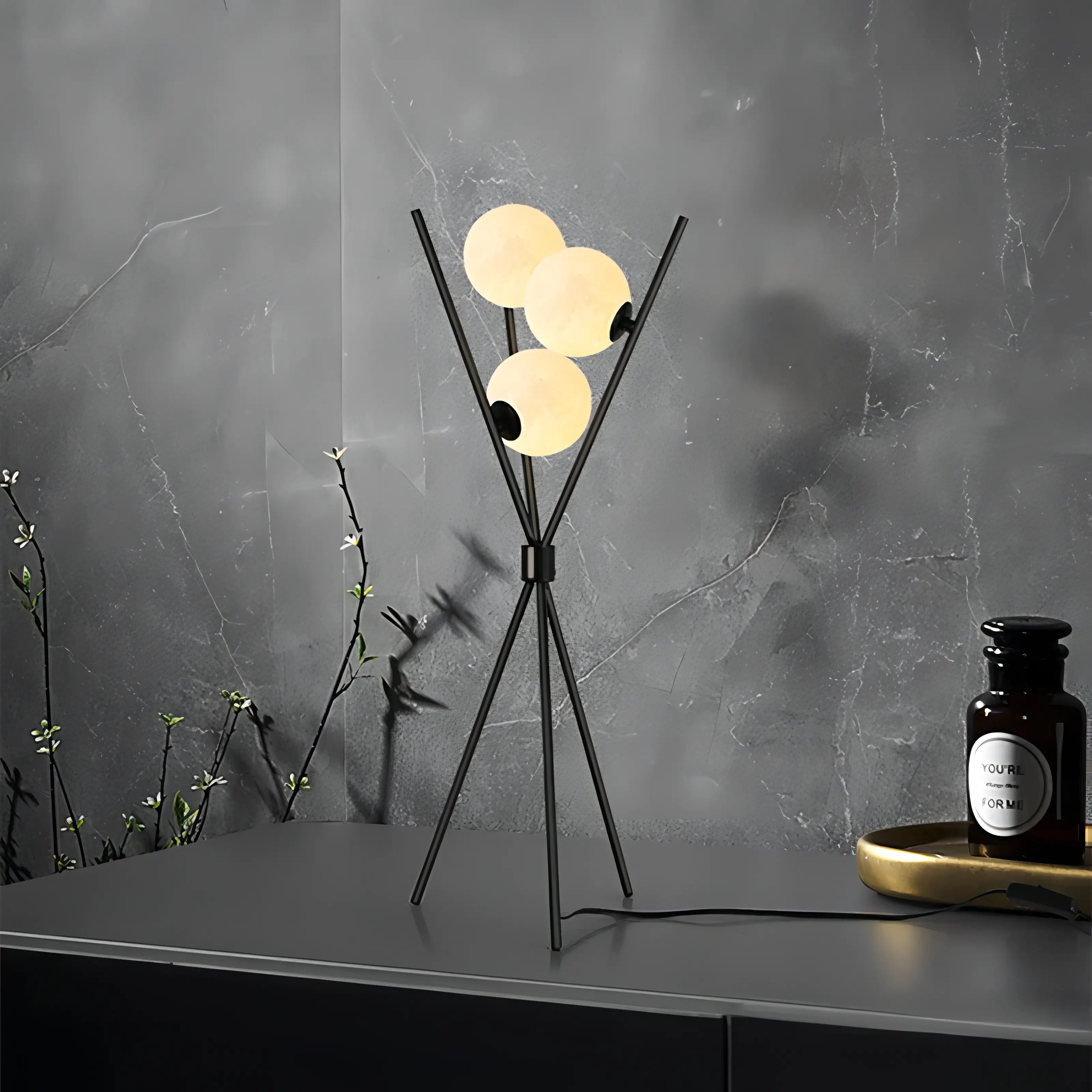 Mila - Stylish Minimalist Floor Lamp with Moon-Inspired Design