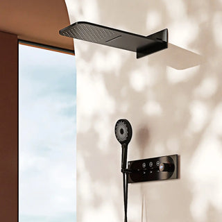 Dean - Modern LED Smart Display Wall Mounted Shower Set Multi Function
