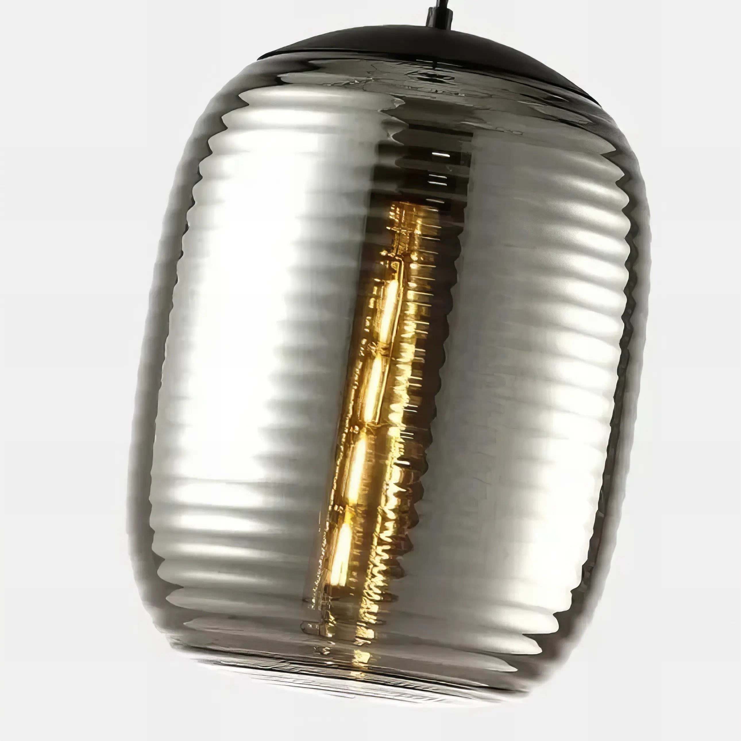 Adelia - Patterned Dome Glass Pendant Ceiling Light