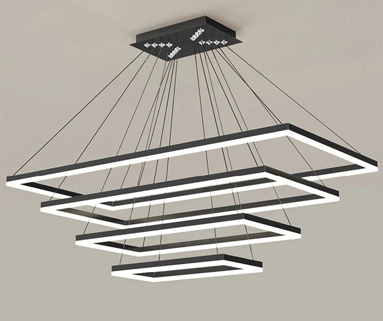 Aoede Rectangle Modern Chandelier