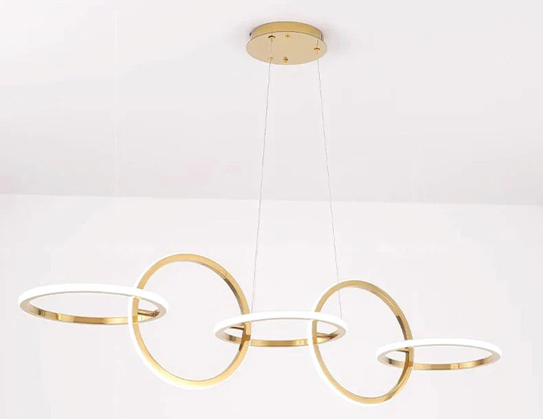 Gorgophone Hanging Ring Round Line Chandelier