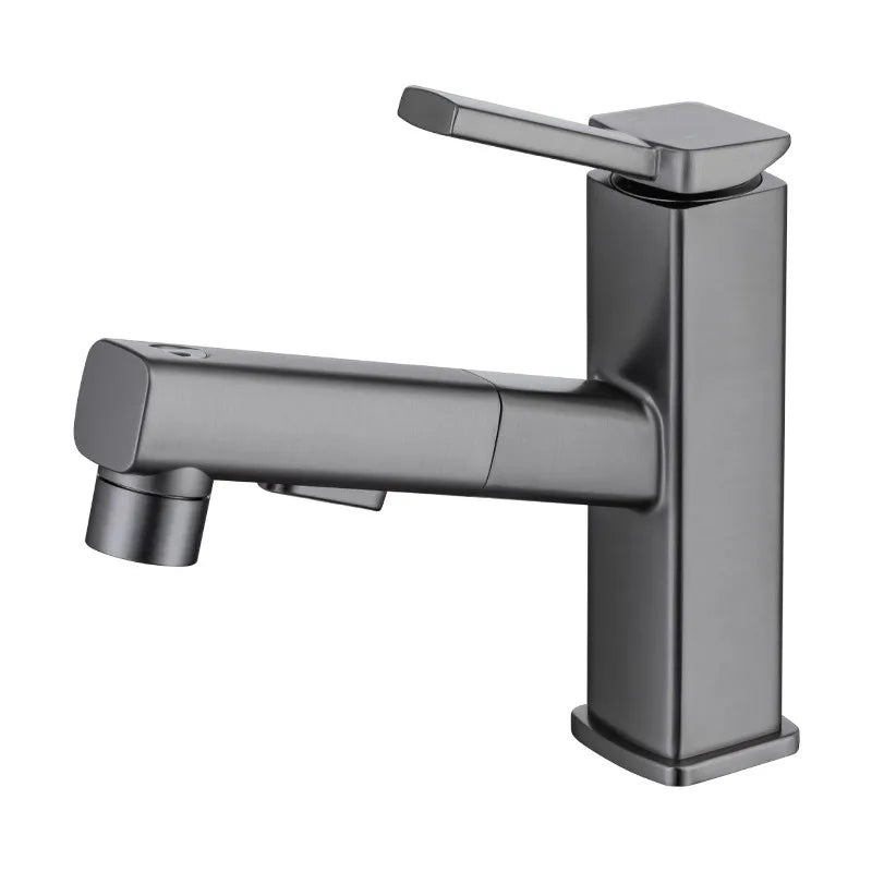 Salvador - Modern Pull Out Hot/Cold Single Lever Basin Tap