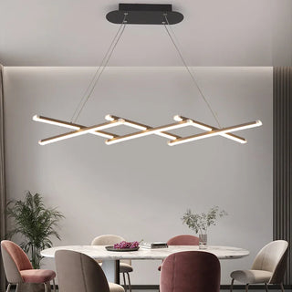 Atropos - Modern Long Cross Hanging Chandelier