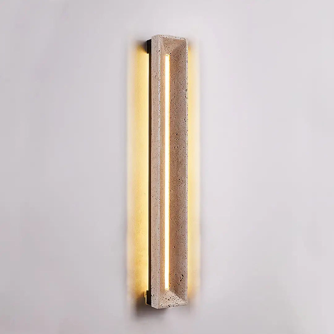 Elena - Creative Yellow Cave Stone Wall Lamp Modern Long Design