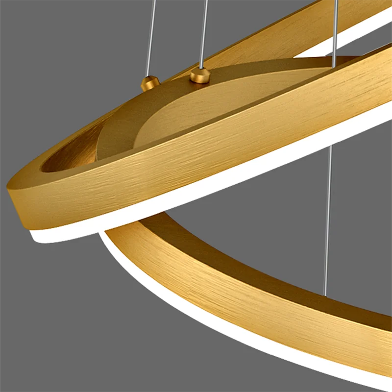 Navar - Modern Hanging Round Ring Ceiling Chandelier