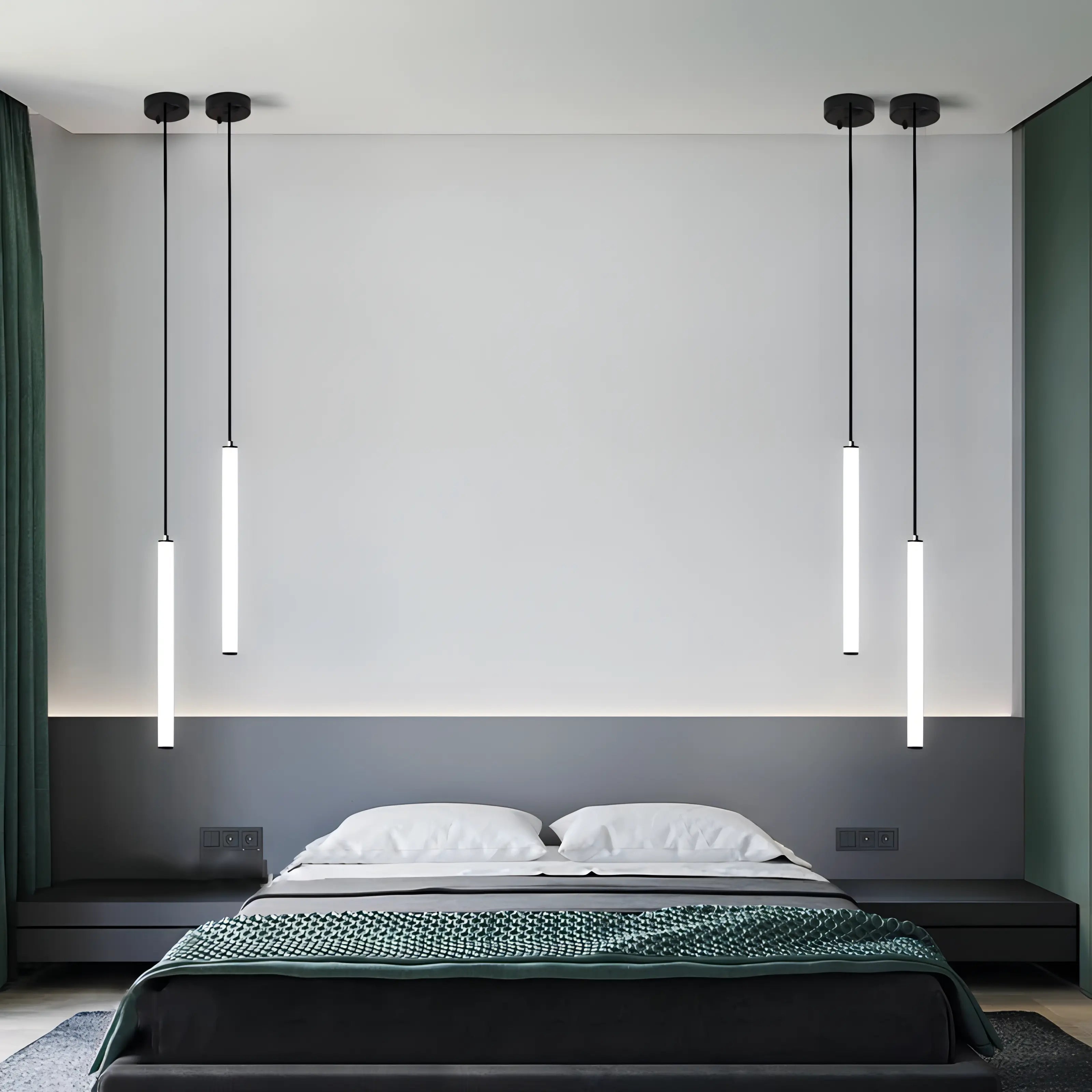 Fredrica - LED Hanging Tube Modern Round Chandelier