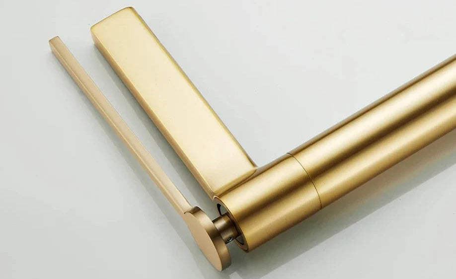 Tyree - Thin Single Lever Deck Mounted Basin Mixer Tap