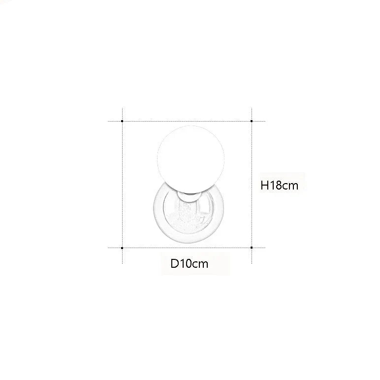 Jericho - Round Ball Nordic Modern Wall Light