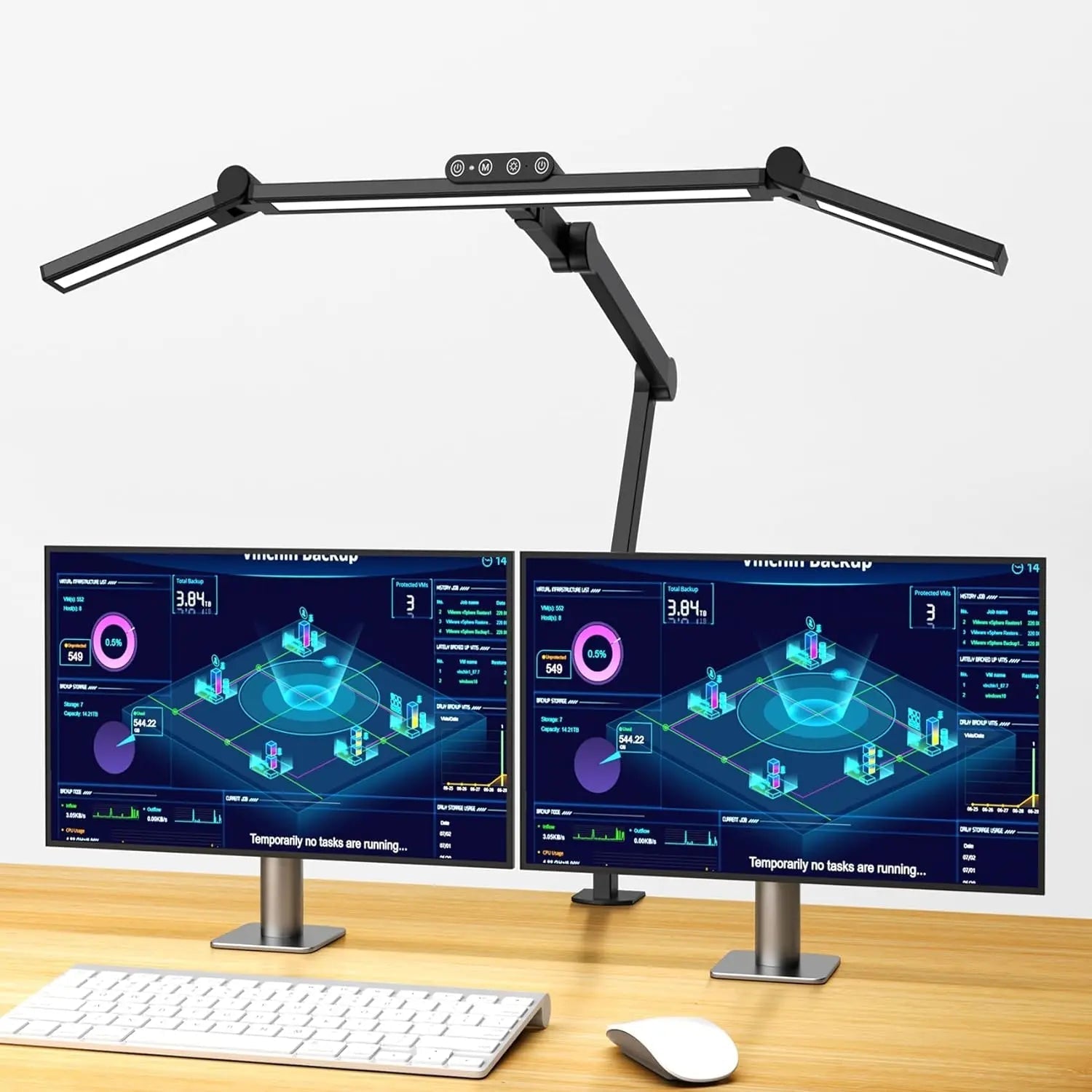 Cormier - LED Desk Light with Clamp, 24W Ultra Bright Light
