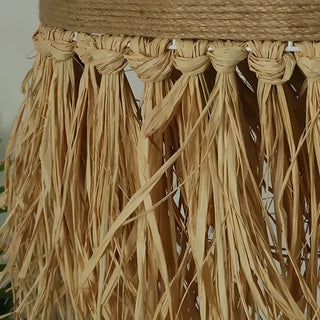Anika - Wicker Hand-Knitted Pendant Round Ceiling Light
