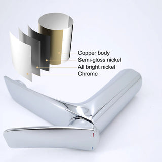 Ashely - Modern Single Handle Hot & Cold Water Bathroom Tap