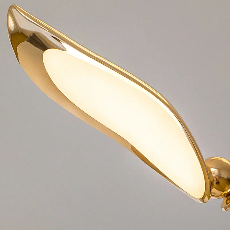 Libero - Abstract Gold LED Bird Wall Light