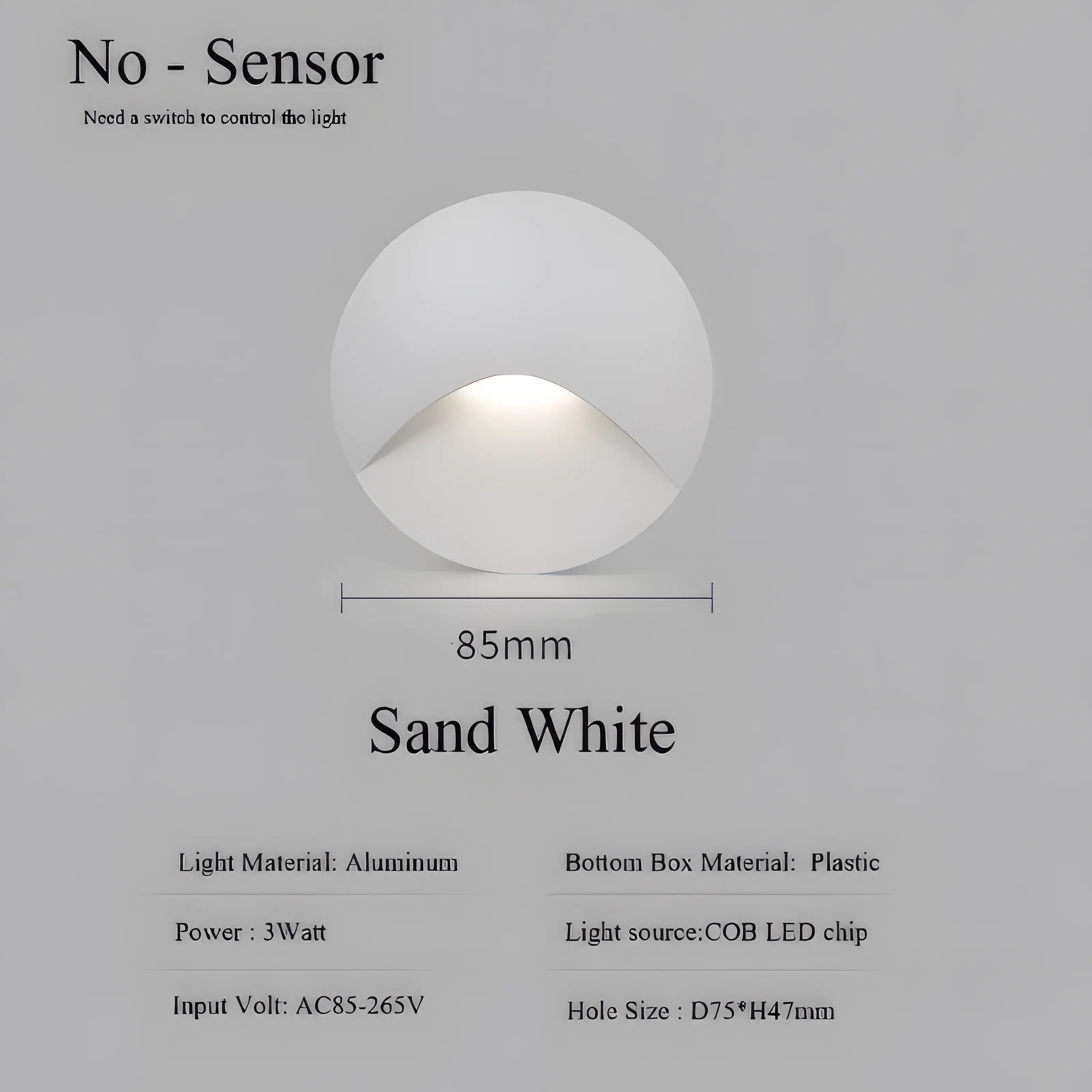 Zavala - Modern Waterproof Indoor/Outdoor Recessed Stair Wall Light