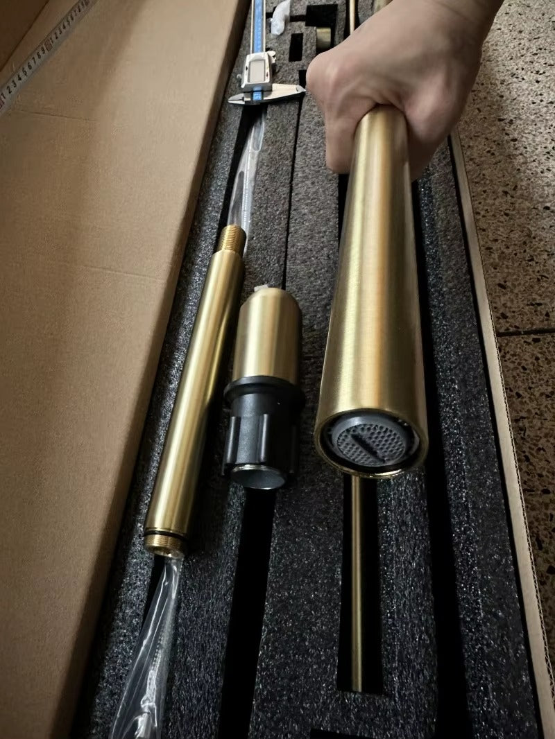 Simonson - Brass Ceiling Mounted Modern Bathroom Tap Hot/Cold