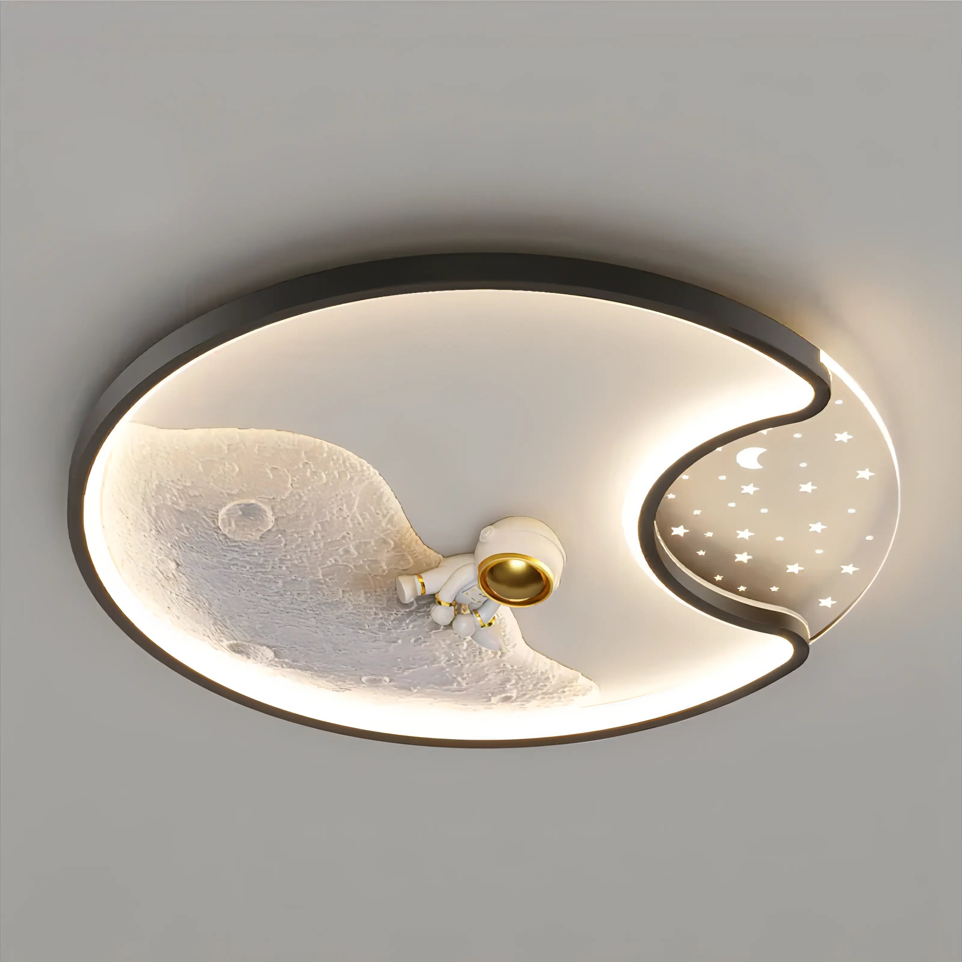 Kenyon - Surface Mounted Astronaut LED Round Ceiling Light Children's Room