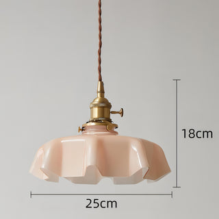 Henrik - Retro French Brass Pendant Hanging Ceiling Light