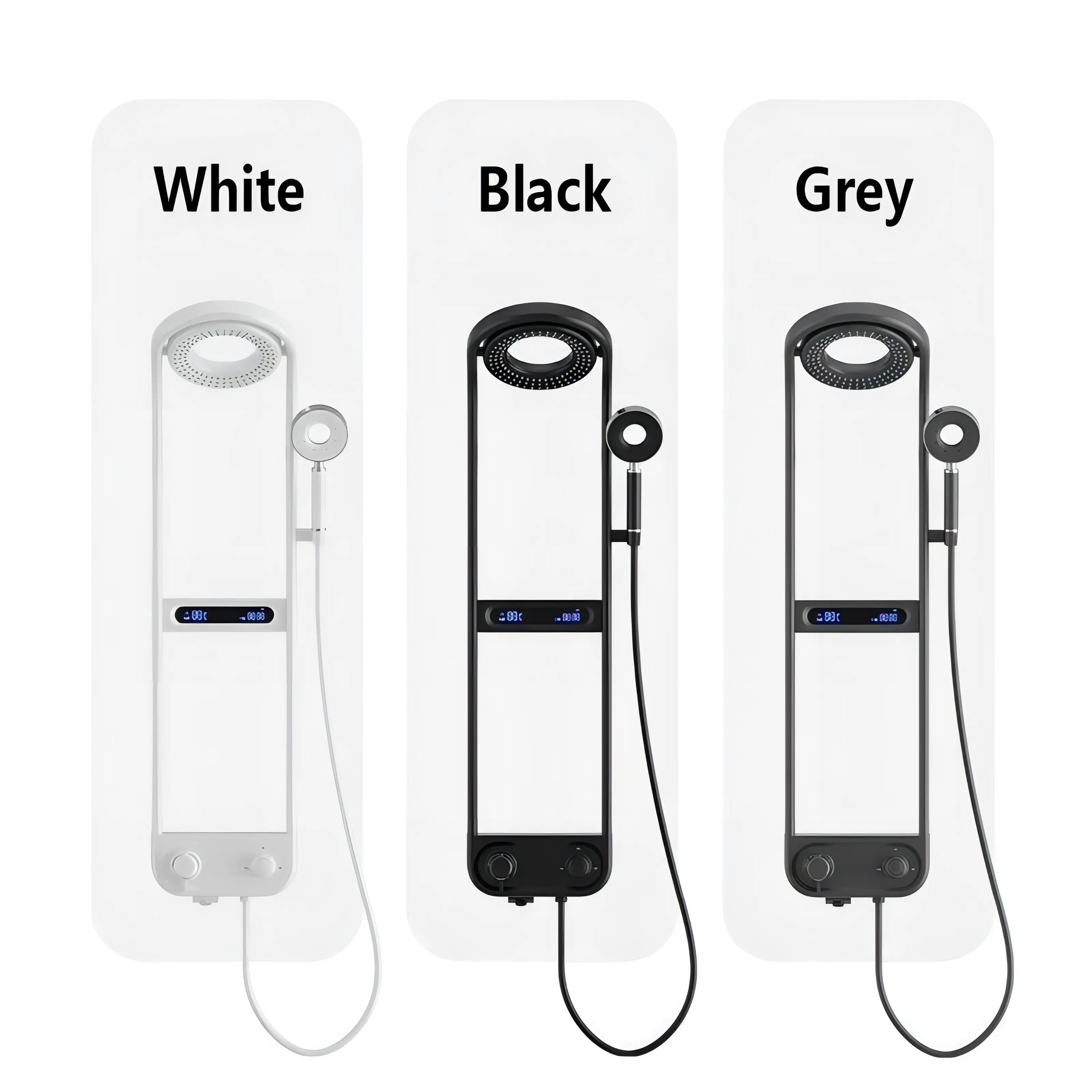 Nava - Round Head Thermostatic Shower Set Mini Handheld Included