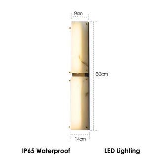 Cristofer - Marble Style Outdoor IP65 Wall Light