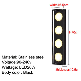 Ackerman - Outdoor IP67 Rectangular Wall Light