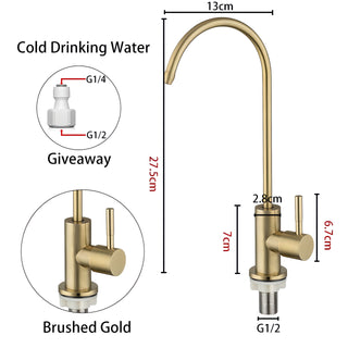 Hank - Stainless Steel Direct Cold Water Drinking Tap