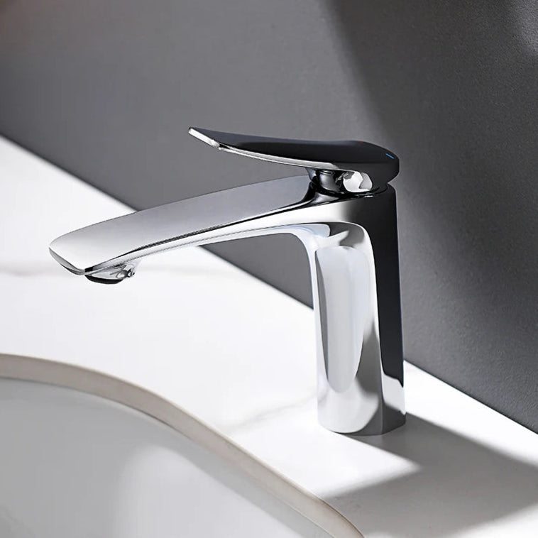 Ashely - Modern Single Handle Hot & Cold Water Bathroom Tap