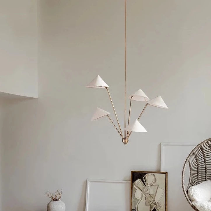 Della - Wabi-Sabi Japanse Cloth Hanging Ceiling Light