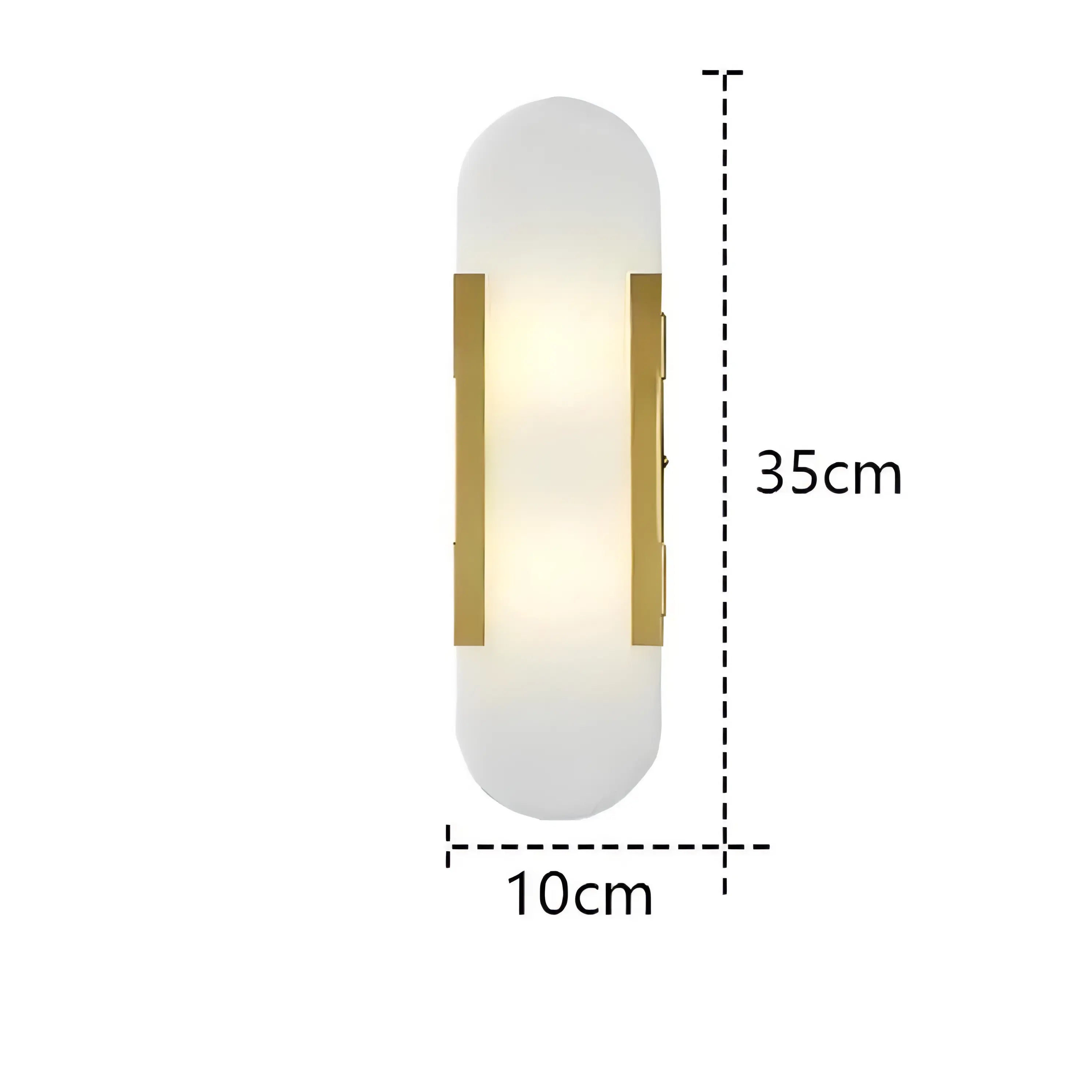 Zabel - Modern Stone Wall Lamp