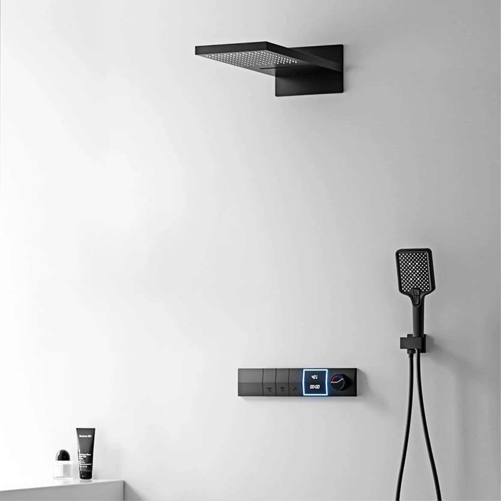 Castro - Brass LED Digital Shower System with Handheld Shower