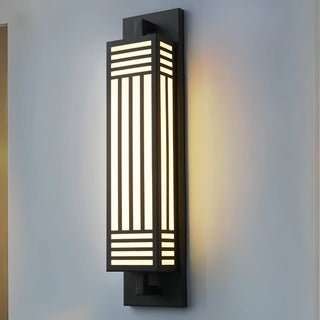 Dubois - Outdoor Black Caged Modern Wall Light