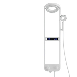Nava - Round Head Thermostatic Shower Set Mini Handheld Included