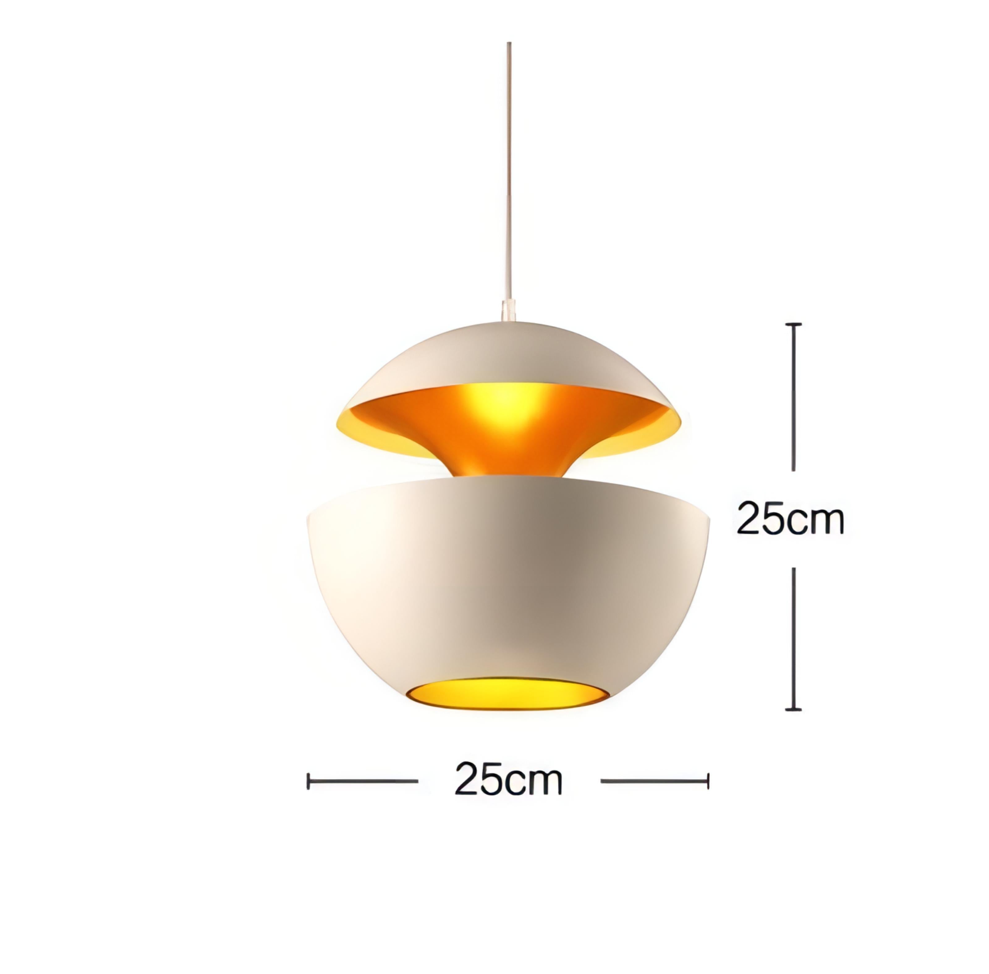 Jaxxon - Modern Bronze Apple Round Hanging Pendant Ceiling Light