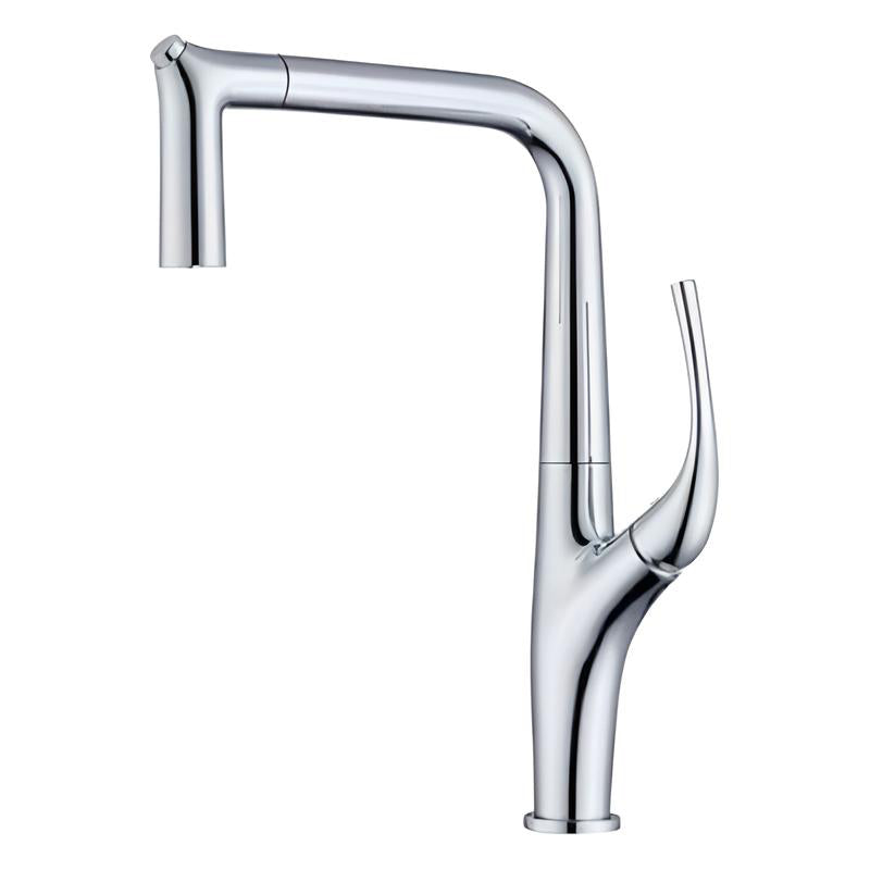 Devonte - Pull Out Modern Crane Single Handle Mixer Kitchen Tap