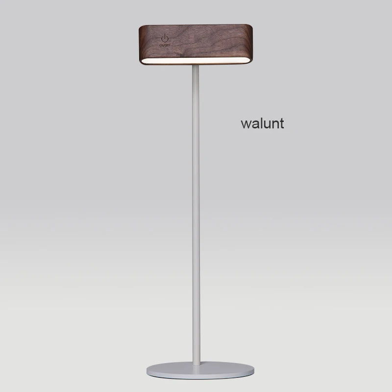 Truong - Wooden Magnetic Dimmable 360° Rotatable Rechargeable Desk Light
