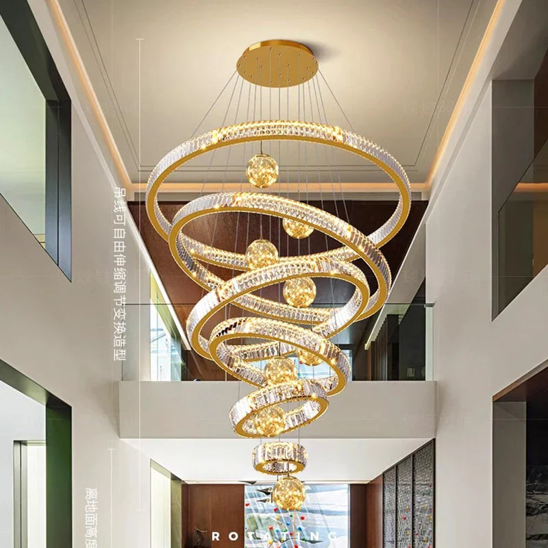 Augusta - Crystal Pendant Hanging Chandelier