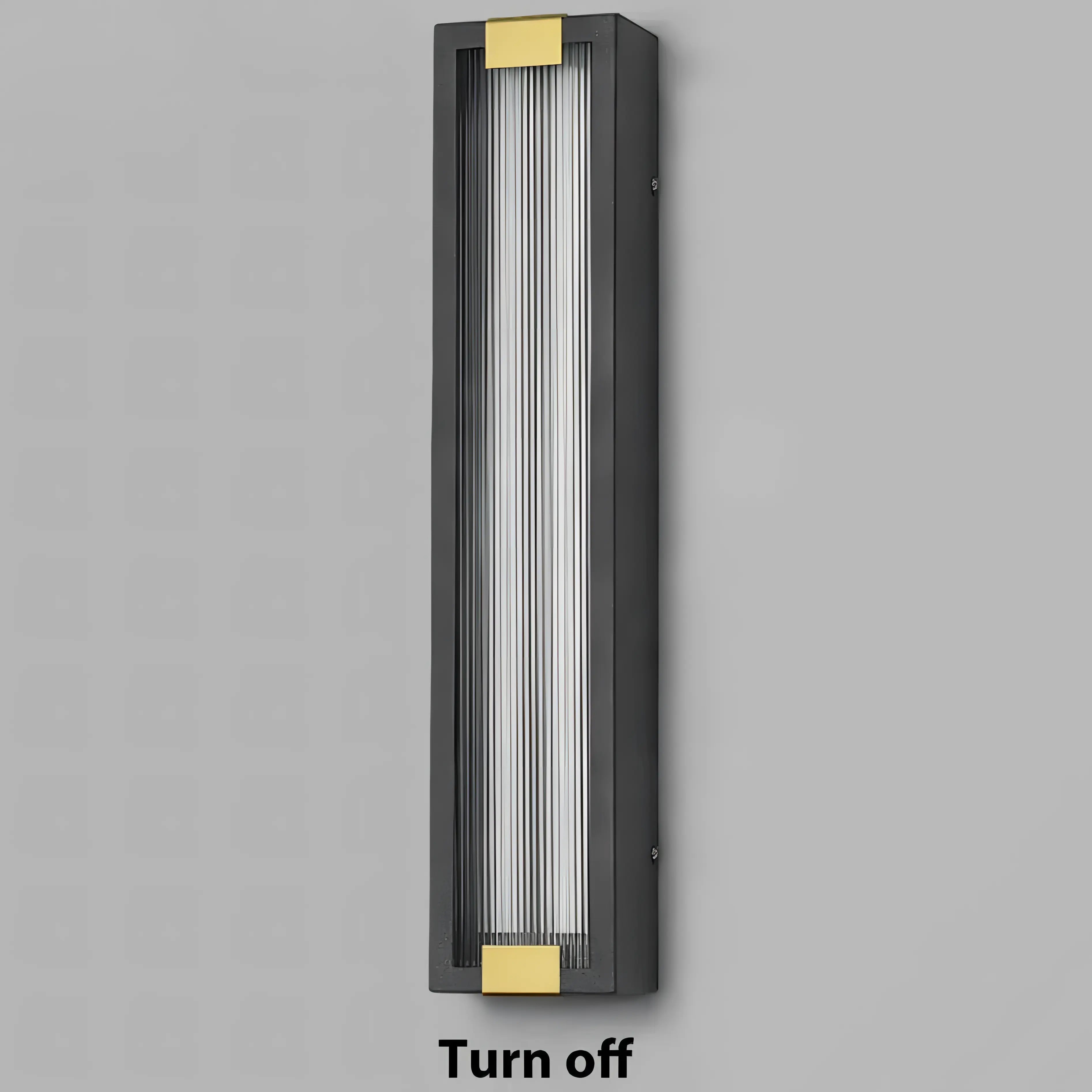 Barrios - Stainless Steel Rectangular Acrylic Outdoor Wall Light