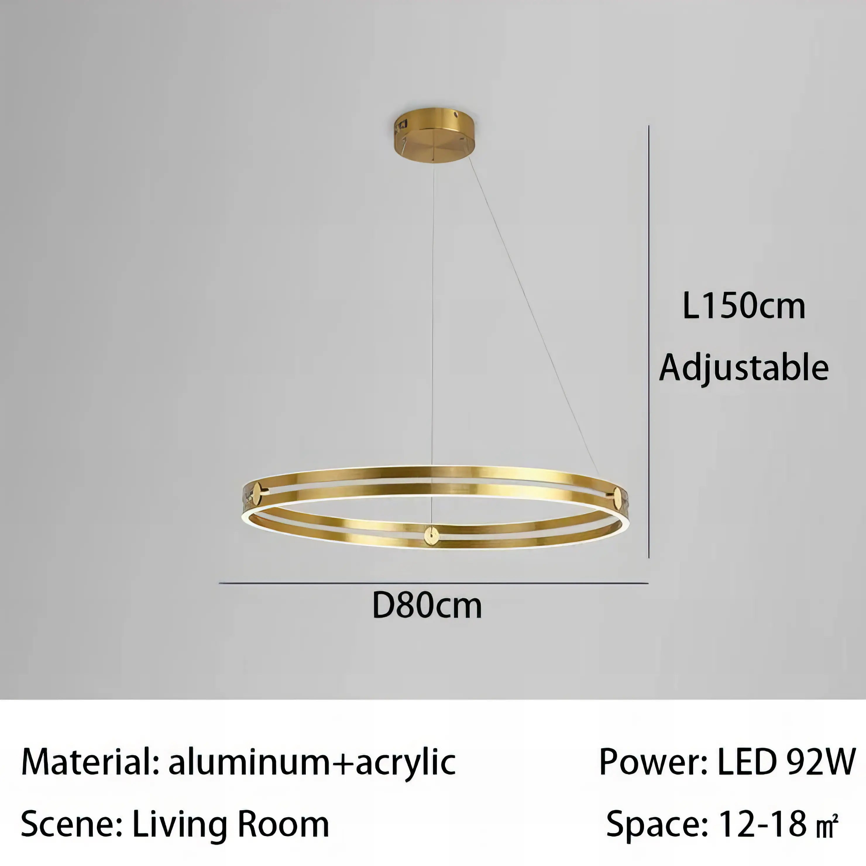 Kyle - Modern LED Ring Thin Ceiling Light