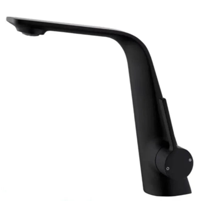 Damion - Modern Nickel Finish Single Handle Bathroom Sink Tap