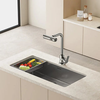 Savana - Pull Out Rotatable Waterfall Stream Sprayer Single Handle Kitchen Tap