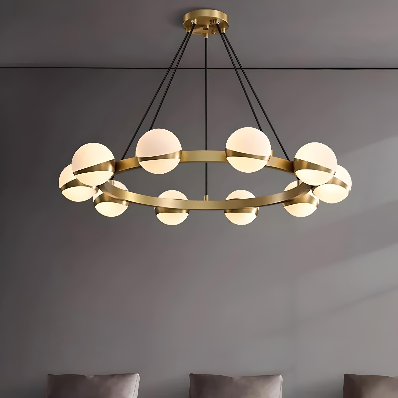 Tara - Modern Round Pendant Chandelier