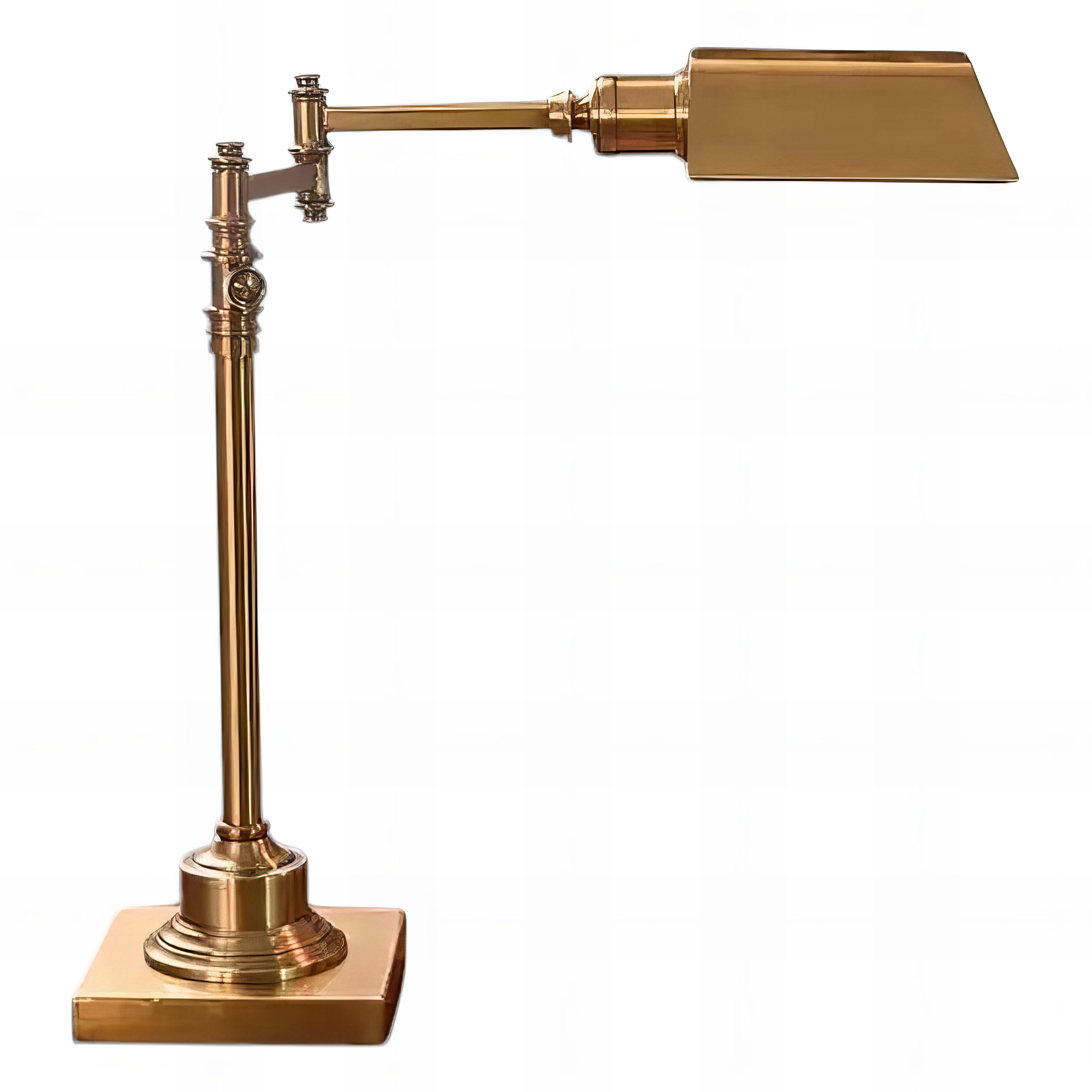 Siegel - Classic Retro Industrial Style Bronze Arm Adjustable Table Lamp