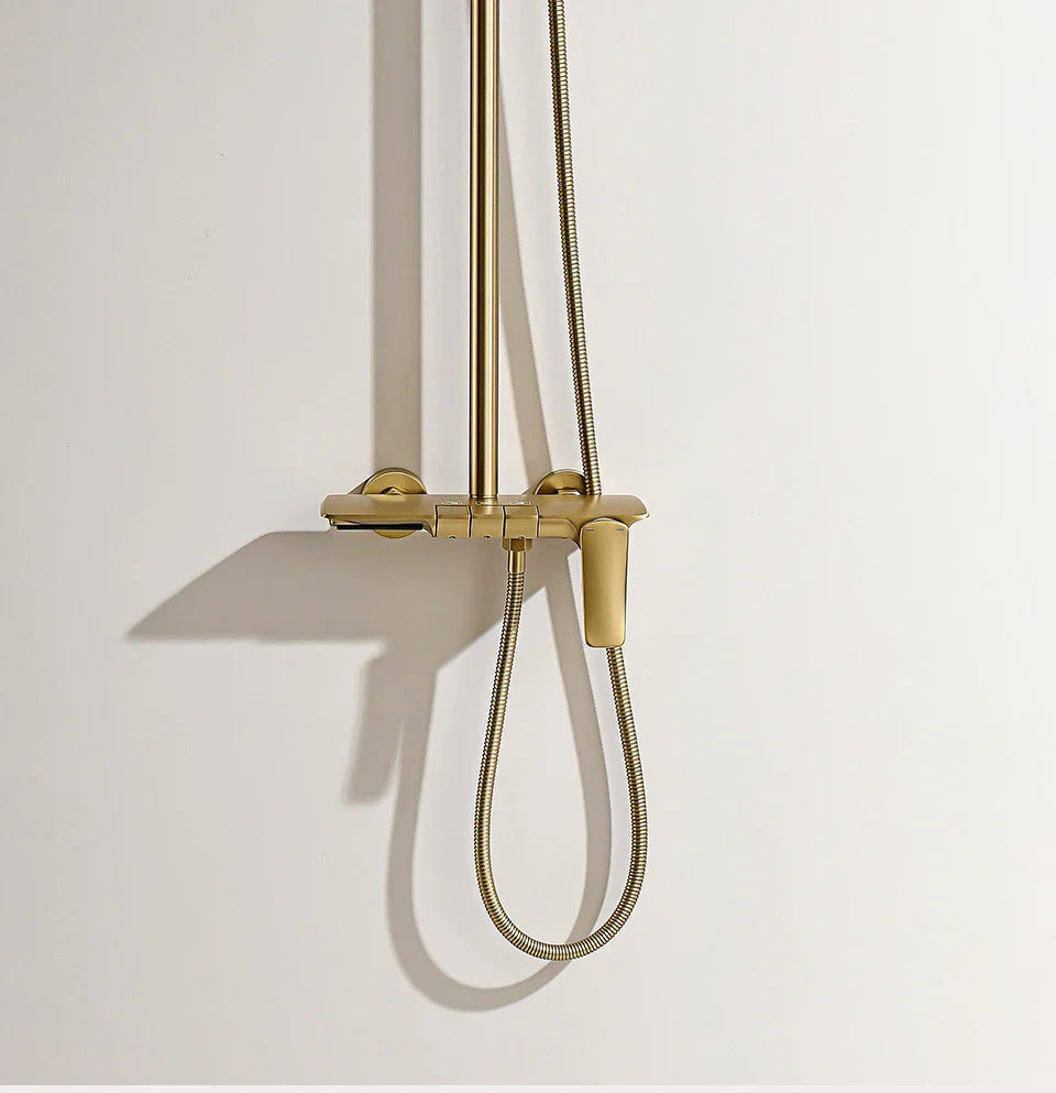 Rebeca - Modern 3-Way Rainfall Shower Set with Hand Shower