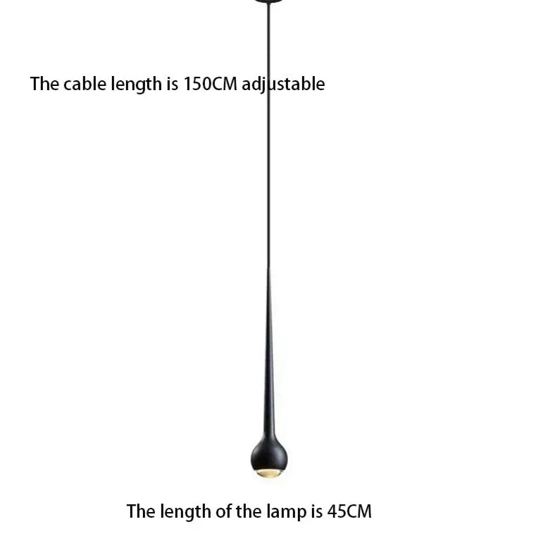 Reynolds - Adjustable Teardrop Hanging Pendant Modern Ceiling Light